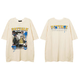 Men T Shirt Vintage Cute Short Sleeve T-shirt Men and Women Ins Style Country