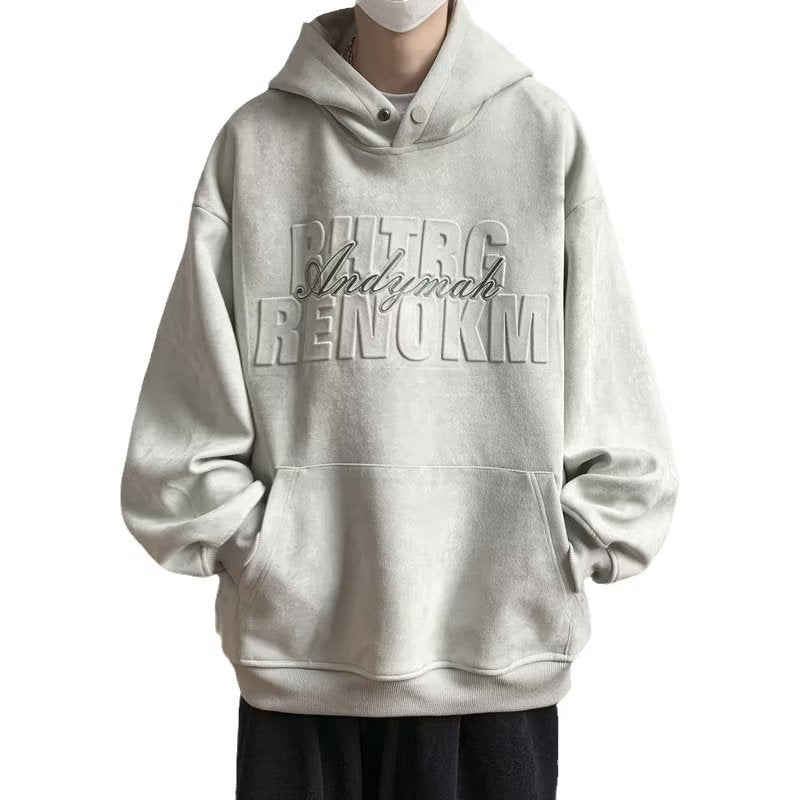 Men Hoodie Hiphop Sweater Men's Spring and Autumn Hooded Jacket Fashion Brand Top