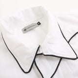 Men Long Sleeve T Shirt Men's Spring and Autumn Loose with Shoulder Pad Lapel Cardigan Shirt