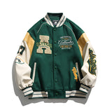 Varsity Jacket Vintage Spring and Autumn Baseball Jacket Men