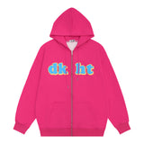 Men Hoodie Letter Print Sweatshirt Coat Men's Casual Long Sleeve Spring and Autumn