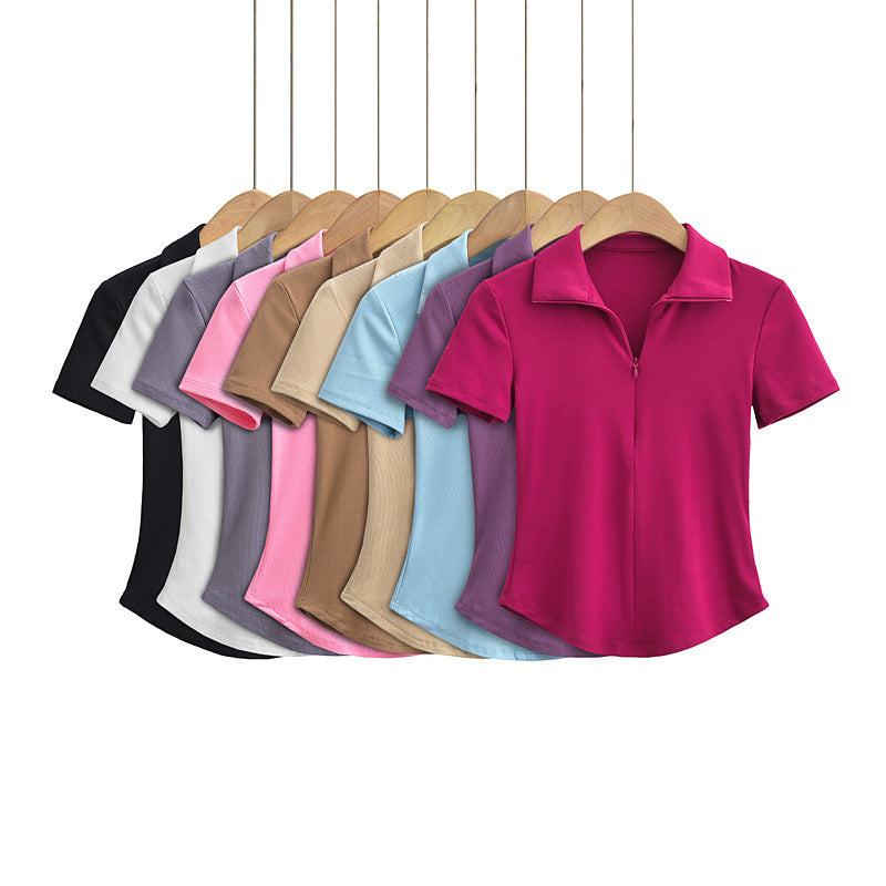 Women T-Shirt Slim Fit Slimming Short Sleeve Underwear T-shirt Top