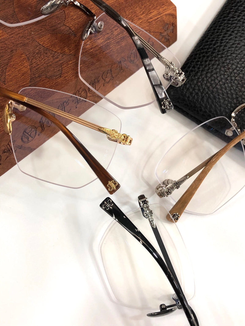 CHH Chrome Hearts Glasses Simple and exquisite ultra-light glasses frame Business myopia glasses frame
