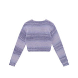 Women Sweater Gradient Color Short Sweater Women's Autumn