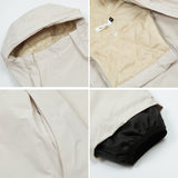 Men Cotton Padded Jacket Coat Winter Menswear Hooded Jacket Cotton-Padded Jacket Ins Outdoor Windproof Coat