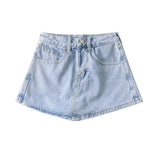 Women Skirt Short Summer Denim Skirt Skinny Sheath