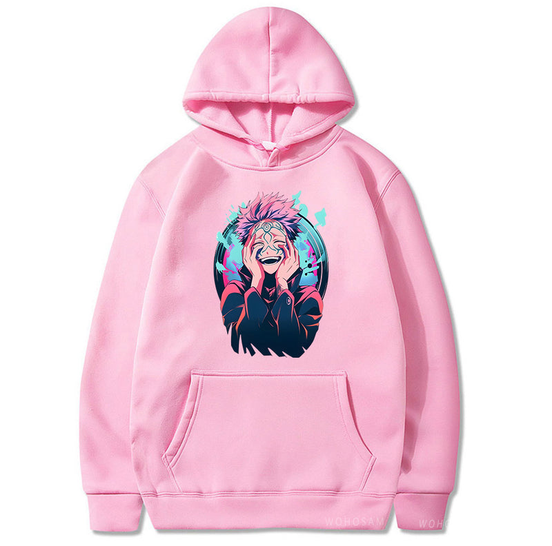 2024 Anime Jujutsu Kaisen Zip Up Hoodies Autumn Ryomen