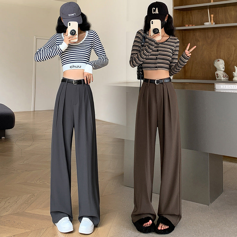 Palazzo Pants Autumn Suit Pants Wide Leg Pants Straight Casual