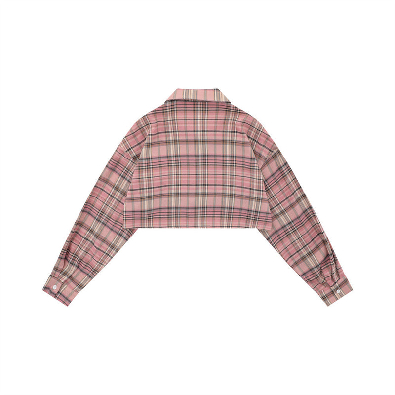 Women's Long Sleeve Shirt Short Long Sleeve Shirt for Spring and Autumn
