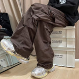 Men Sweatpants Overalls Men's Autumn Wide Leg Parachute Soldier Pants Loose