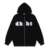 Men Hoodie Letter Print Sweatshirt Coat Men's Casual Long Sleeve Spring and Autumn