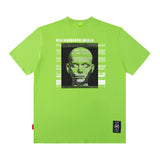 Men T Shirt Retro Portrait Short Sleeve T-shirt Men and Women Loose