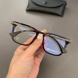 CHH Chrome Hearts Glasses pure titanium ultra-light business retro square versatile myopia frame