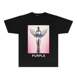 Purple Brand T Shirt Short Sleeve T-shirt Blouse