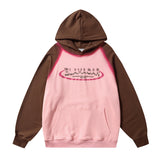 Men Hoodie Airbrush Outline Printed Hoodie