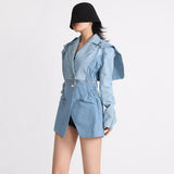 Frankie Shop Hourglass Blzer Autumn Stitching Versatile Suit Coat