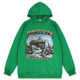 Men Hoodie Washed and Worn Hooded Sweater Loose Ins Autumn and Winter Clothing