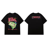 Men T Shirt Fashion Brand Printing Short-Sleeved T-shirt Men and Women Casual Couple