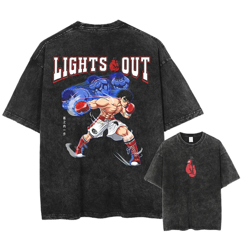 Hip Hop Washed Oversize T Shirt Men Streetwear Japanese
