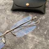 CHH Chrome Hearts Glasses Crowe Glasses Frame Business Gold Edge Punching