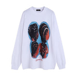 Men Long Sleeve Shirt Autumn and Winter Printing Long Sleeve Bottoming T-shirt for Men and Women