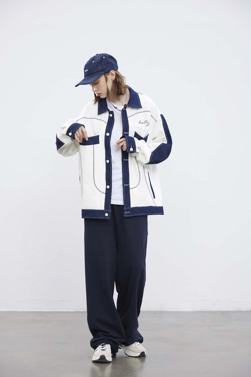 Unisex Jacket Autumn Washed Canvas Jacket Women's Clothing