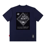 Men's T Shirt Printed Short-Sleeved T-shirt Men's and Women's Retro Loose Top