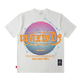 Men T Shirt Letter Print Short-Sleeve T-shirt Men's Loose Couple Casual All-Matching