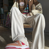 Men Sweatpants Cityboy Pants Men Winter Track Pants Hong Kong Style Autumn and Winter