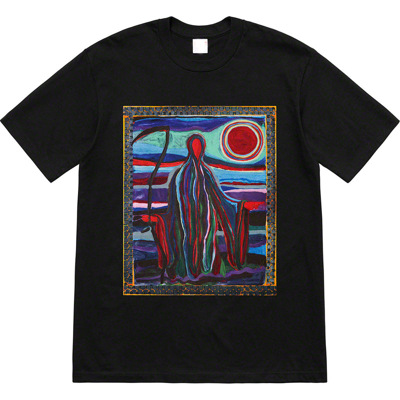 Men T-shirts 19ss Reaper Tee Artist Oil Painting Reaper Short Sleeve Crew Neck Loose Bottom Shirt