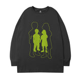 Men Long Sleeve Shirt Hip Hop Long Sleeve T-shirt Men and Women Autumn Loose Ins