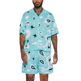 Men Co-Ords Casual Suit Men's Summer Men's Woolen Shirt