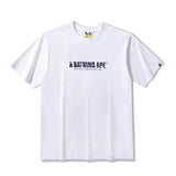 Bathing Ape T Shirt Summer Fuji Mountain Cherry Blossom Printed Short Sleeve T-shirt