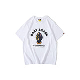 Bathing Ape T Shirt Spring/Summer Blue Shark Short Sleeve T-shirt Half Sleeve
