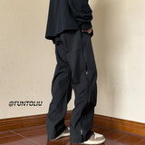 Men Sweatpants Men's Spring and Autumn Fashion Brand Workwear Pants Straight Mop Casual