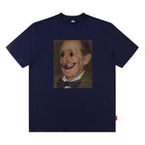 Men T Shirt Printed Short Sleeve Loose Street Fashion Brand Couple T-shirt Men and Women