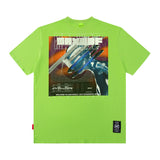 Men T Shirt T-shirt Men and Women Vintage Print Short Sleeves Loose Couple