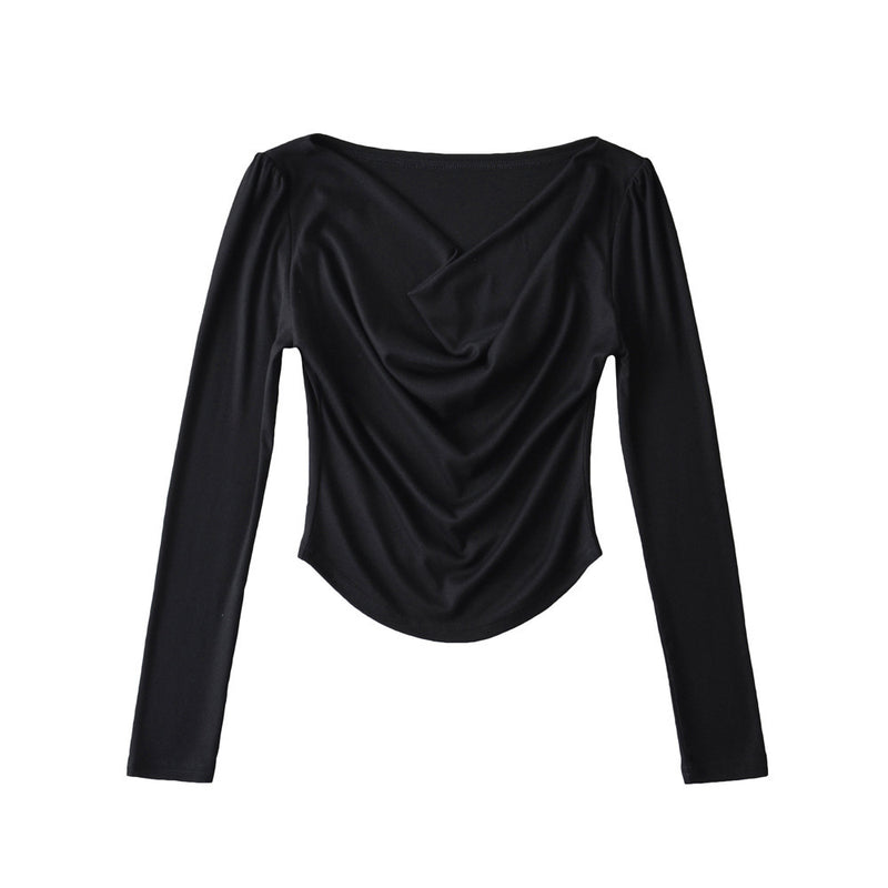 Women's T-Shirt Long-Sleeved T-shirt Women's Spring New Tight Top