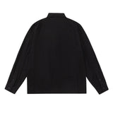 Men Long Sleeved T Shirt Vibe Heterochrosis Top Fly Long Sleeve Shirt Men's Spring and Autumn Leisure Loose