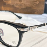 CHH Chrome Hearts Glasses Line Striped Two Color Legs 925 Sterling Silver Edition