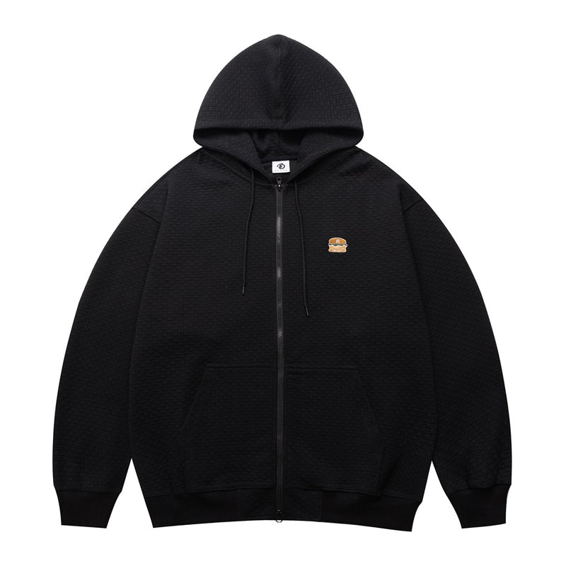 Unisex Hoodie Vintage Waffle Loose Hooded Sweater Men's and Women's Tops Autumn