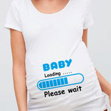 Baby In Progress Baby Loading Maternity Short Sleeve