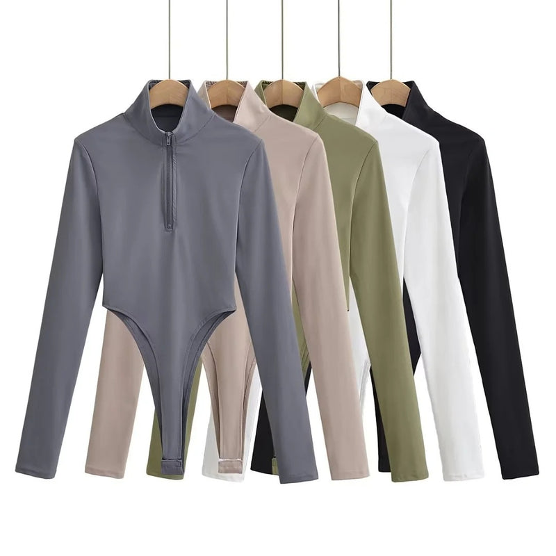 Women T-Shirt Tight Bottoming Long Sleeve T-shirt Top for Women Spring and Autumn