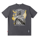 Men T Shirt Angel T-shirt Men's Short Sleeve Trendy Loose Couple Outfit