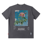 Men T Shirt Printed Fashion Brand Short Sleeve T-shirt Men and Women Couple Loose