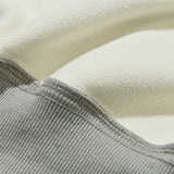 Men Fleece Lined Hoodie Crew Neck Sweater Men's Loose Winter Casual Pullover Long Sleeve Sports Top