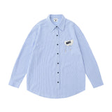 Men Long Sleeved T Shirt Thin Striped Long Sleeve Shirt Boys Ruan Handsome Loose Casual Outerwear Spring and Autumn