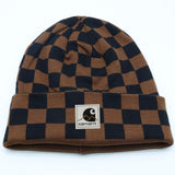 Carhartt Hat Skateboard Sport Plaid Casual Knitted Hat