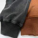Men Hoodie Washed and Worn Hooded Sweater Loose Ins Autumn and Winter Clothing