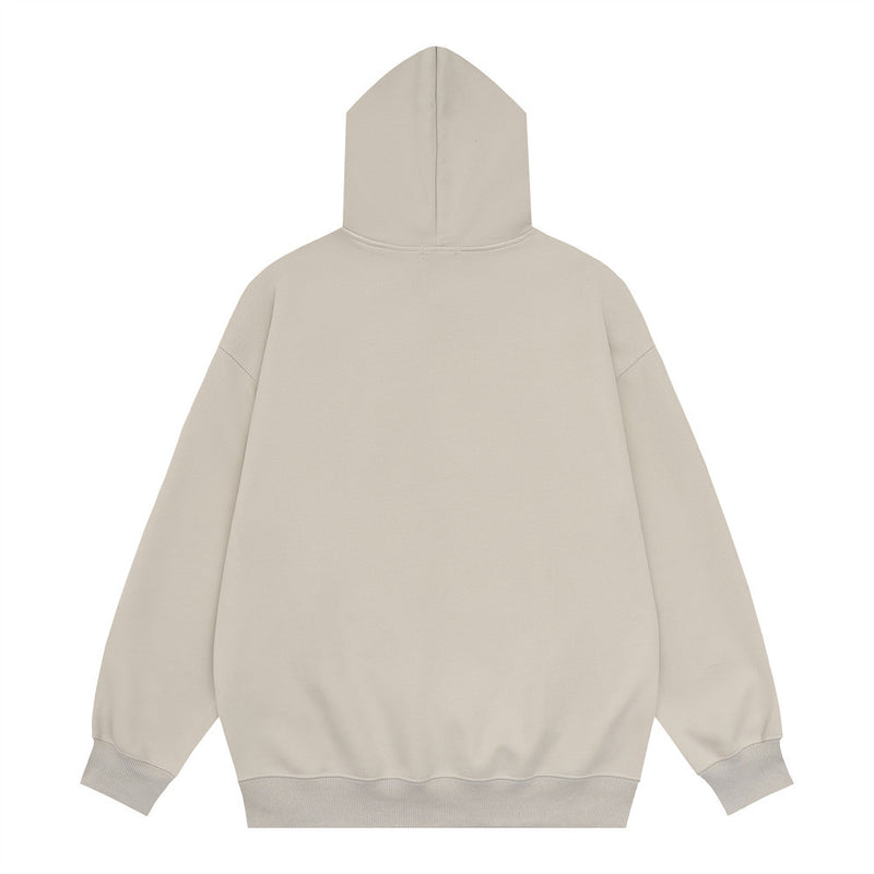 Men Hoodie Hooded Sweater Letter Print Casual Long Sleeve Loose Sports Hoodie